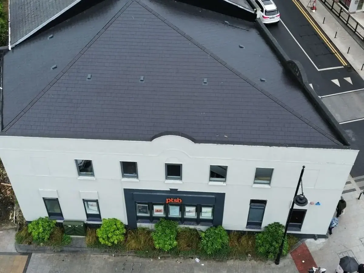 Roofer at work for Dublin Roofing Company