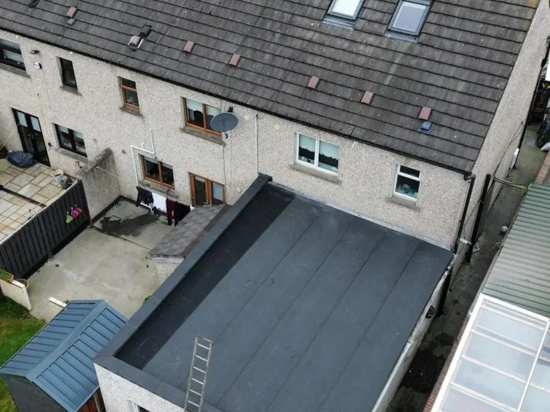 Roofer at work for Dublin Roofing Company